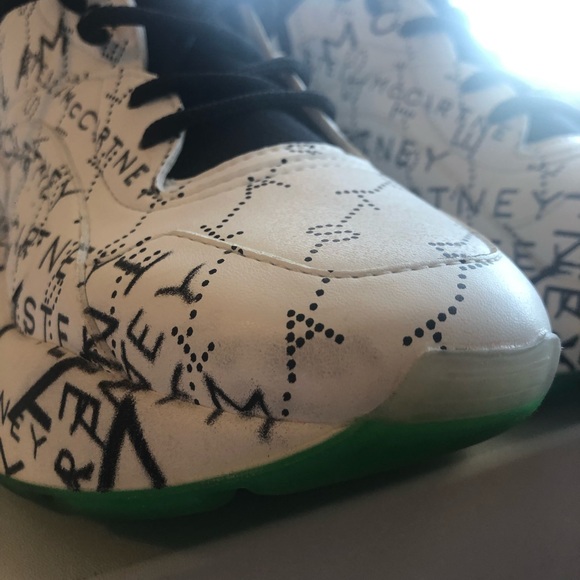 STELLA McCARTNEY Faux Leather Eclypse Monogram Sneaker, Logo Print - Picture 6 of 9